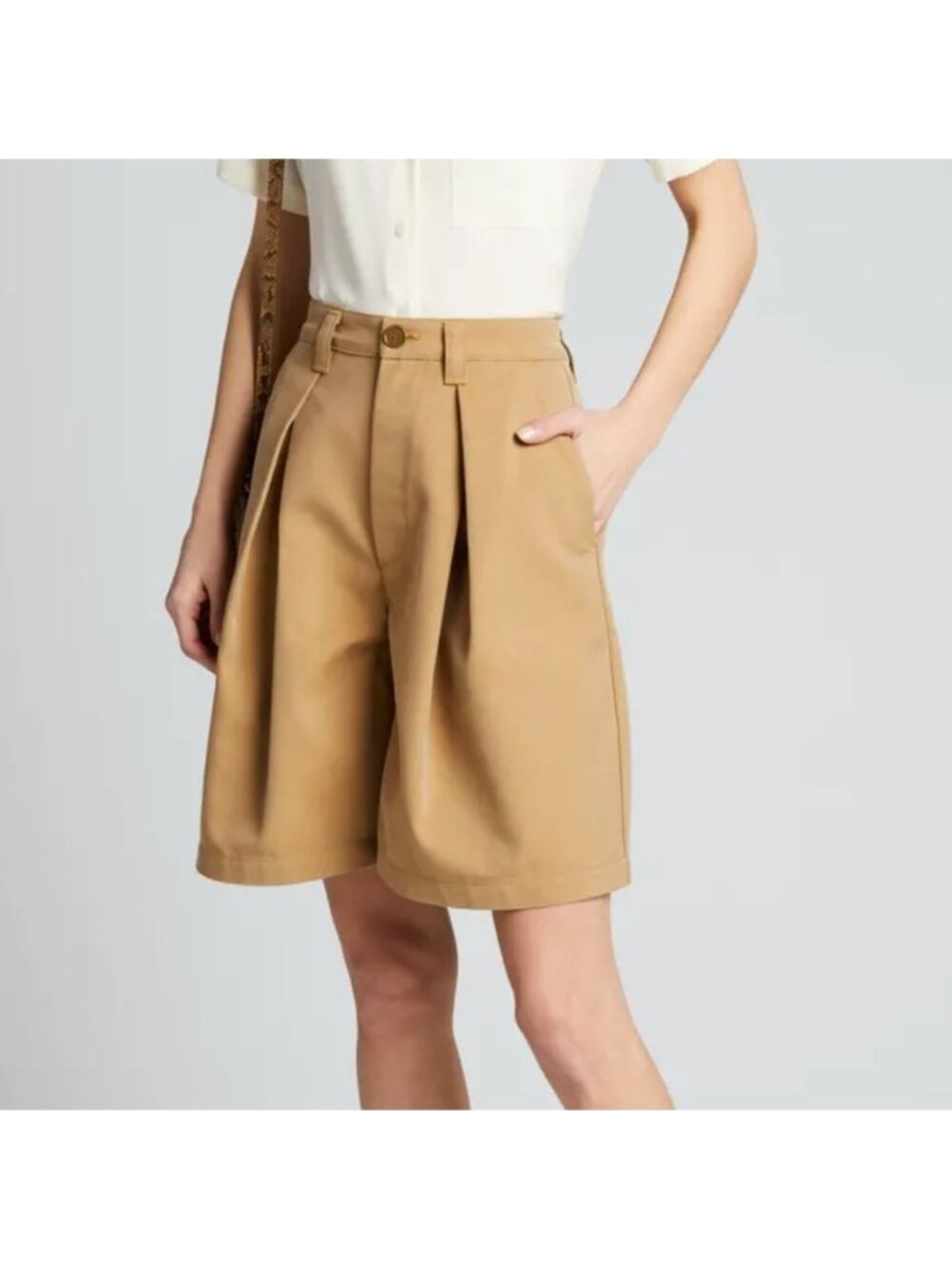 NWOT‎ Goldsign The Balloon Shorts in Camel Size 28